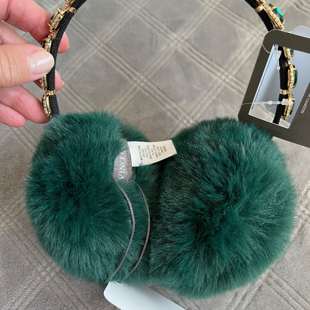 Vince Camuto Emerald Ear Muffs
